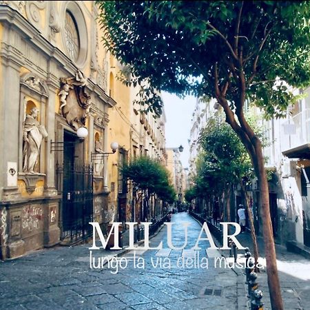 Bed and Breakfast Miluar - Centro Storico - Lungo La Via Della Musica Nápoles Exterior foto