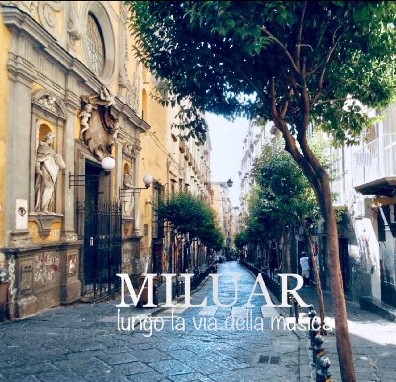 Bed and Breakfast Miluar - Centro Storico - Lungo La Via Della Musica Nápoles Exterior foto